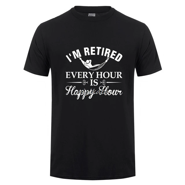 Мужская футболка с коротким рукавом I'm Dependent Happy Hour Повседневная летняя | одежда