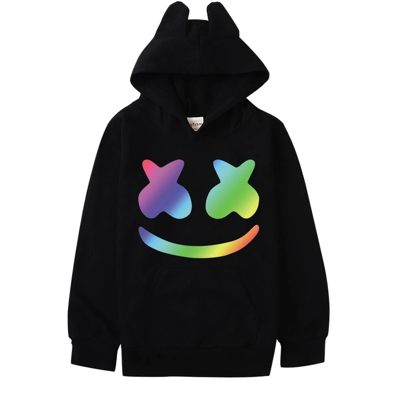 Sudaderas estampado de DJ Marshmello para niños, jerséis de dibujos animados, para chico Sudadera con capucha, y otoño, 2 2021| | - AliExpress