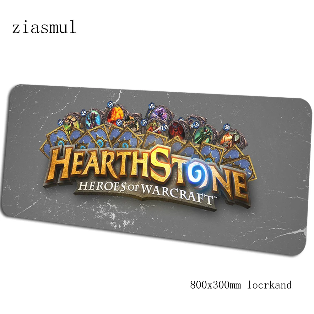Hearthstone коврик для мыши 800x300x3 мм аниме компьютерный коврик для мыши геймер геймпад pc подставка для запястья игровой коврик для мыши Настольный коврик офисная мышь - Цвет: pattern 5