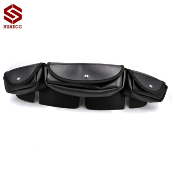 

Motorcycle 3-Pockets Batwing Fairing Windshield Bag for Harley H-D Touring Street Glide FLHX Tri-Elide FLHXXX Trike 2006-2013