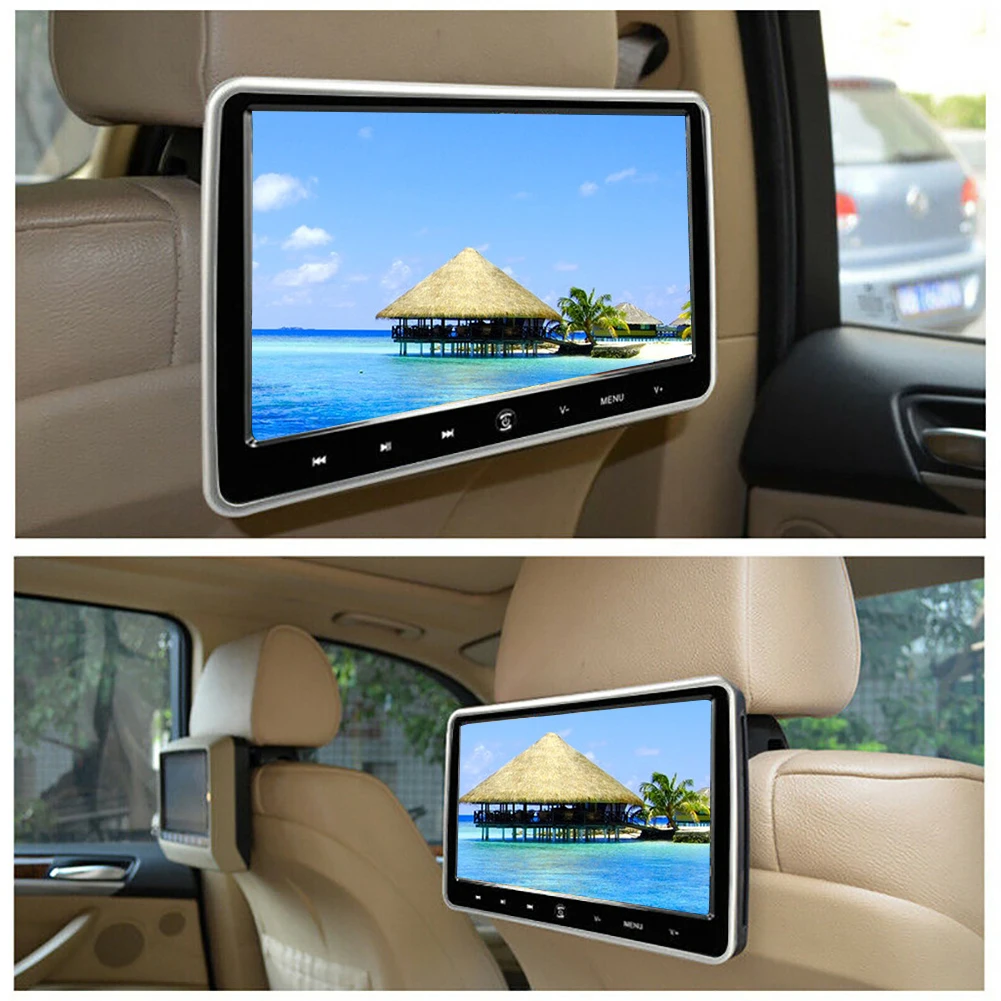 

10.1 Inch Music Adjustable Game Monitor DVD Player Multifunction HD Digital Kids Infrared LCD Screen FM Radio Car Headrest