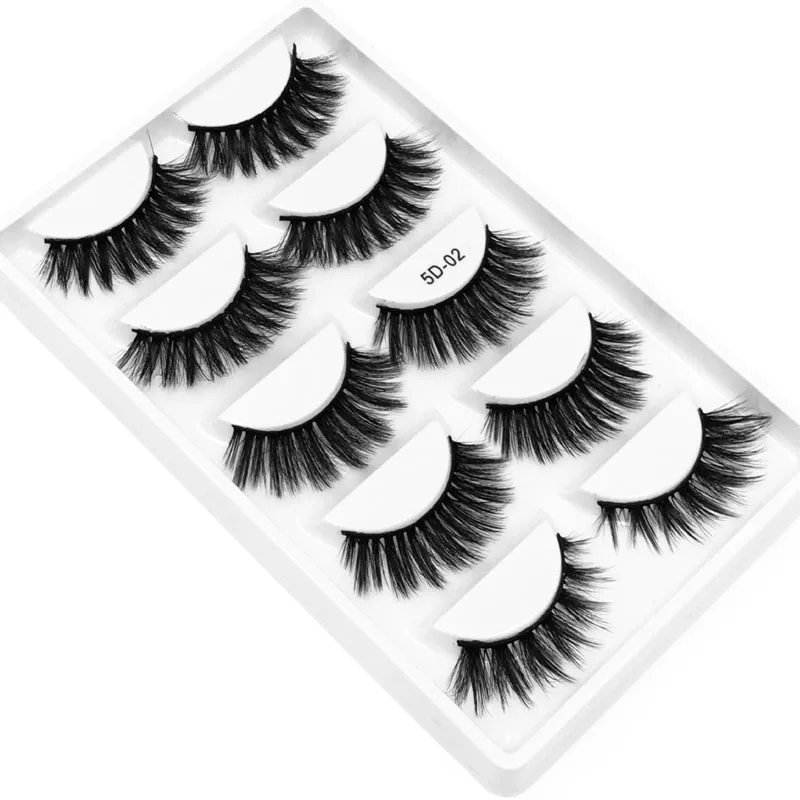 5Pairs 3D Laser Mink Hair False Eyelashes Natural/Thick Soft Long Eye Lashes Wispy Handmade Makeup Beauty Extension Tools 5Pairs 3D Laser Mink Hair False Eyelashes Natural/Thick Soft Long Eye Lashes Wispy Handmade Makeup Beauty Extension Tools
