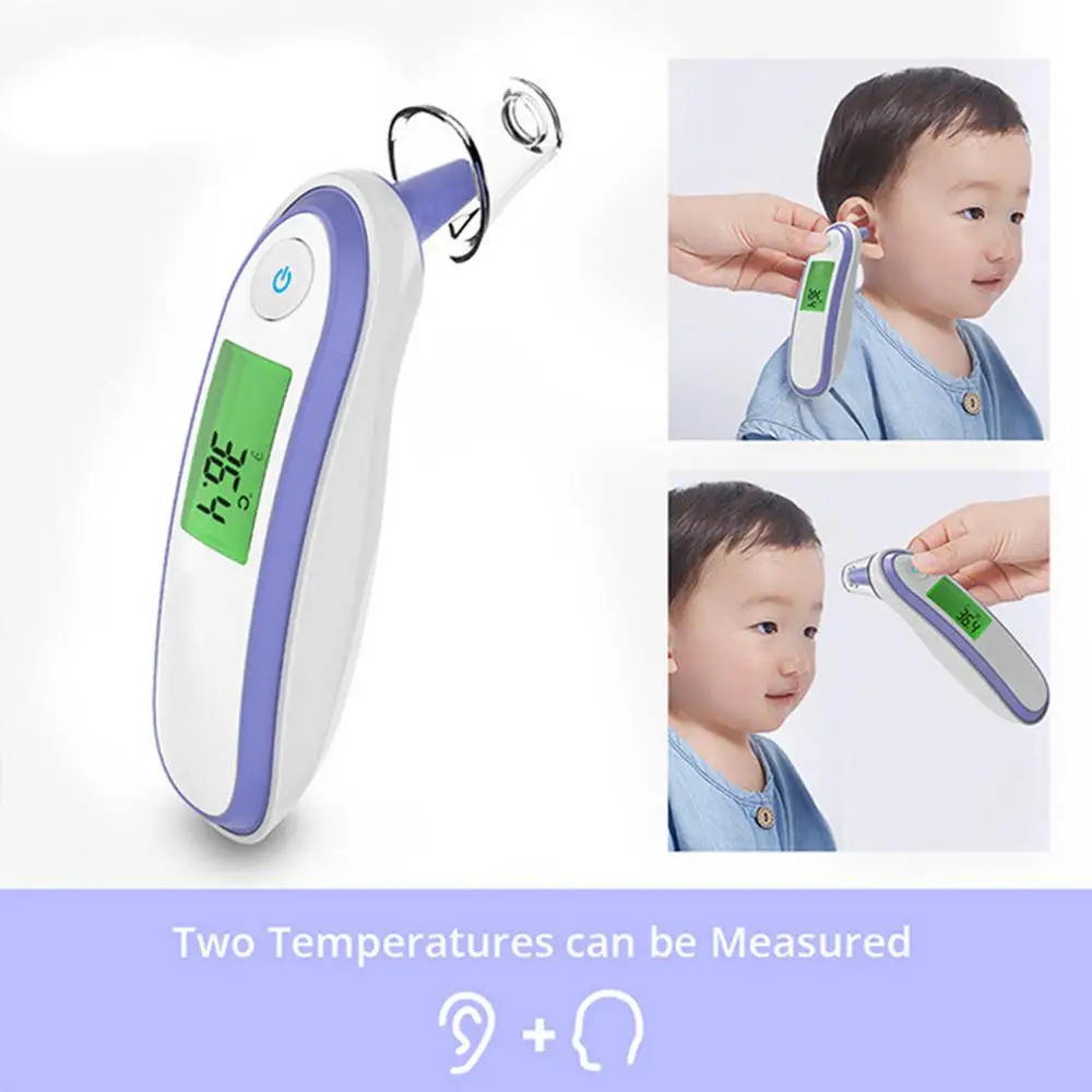 

3 in1 Digital IR Infrared Body Fever Thermometer Temperature Meter Adult Children Forehead Ear Thermometer for Kids and Adults