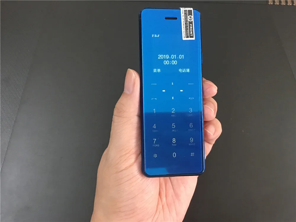ULCOOL V99 Mobile Phone With Super Mini Ultrathin Card Metal Body Bluetooth 2.0 Dialer Anti-lost FM MP3 Dual SIM Card Mini Phone