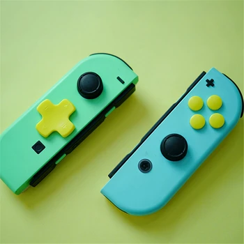 

Modification Buttons Cap Cross Key Cover Thumb Grip Direction Sticker for Nintend Switch NS Joy-con Joystick Gamepad Parts
