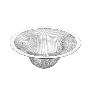 

4PCS Sink Strainer Durable Stainless Steel Drain Filter Hair Catcher Sewer Drain Net for Kitchen Bathroom
