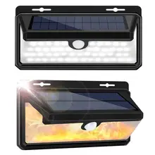 Уличный солнечный светильник, лампа на солнечной батарее, водонепроницаемый солнечный светильник, датчик движения PIR, уличный светильник для украшения сада