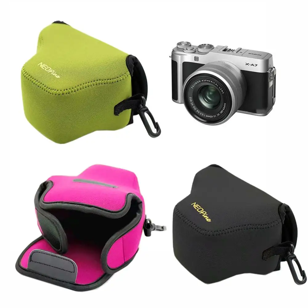Neoprene Portatile Borsa Cassa Della Macchina Fotografica Per Fuji Fuji Pellicola X-A5 Xa7 X-A10 Xa20 X-A3 X-A2 Con 15-45 Lens Vita Di Protezione Del 