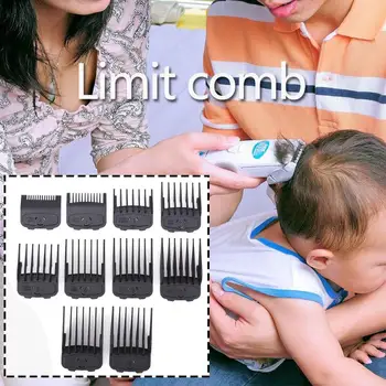 

8/10 sizes Guide Comb Set Hair Clipper Trimmer Salon Hairdressing Guide Combs Barber Hairstyling Cutting Tool Trimmer Attachment