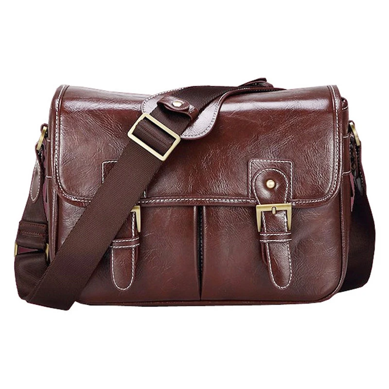Câmera de Luxo à Moda Couro do Plutônio Ombro à Prova Mensageiro para Canon Foto Moda Retro Case Bolsa Dslr Nikon Sony l