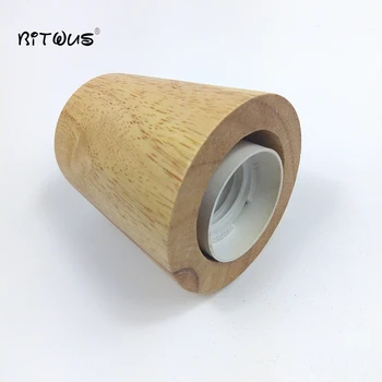 

10pcs/lot wood lamp base Hanging wood holder E27 socket Chandelier light led pendant lamp DIY wood ceiling lighting accessories