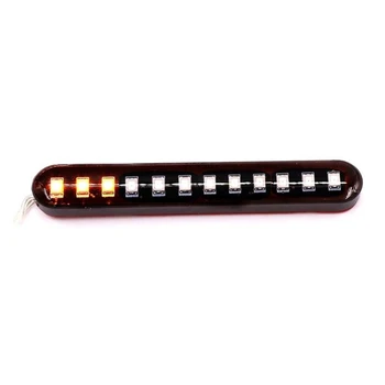 

Lamp Lights 2835SMD 2X 6W 12LED 3000K Motorcycle ATVs Cars Flowing Licence Plate 12V Waterproof IP68