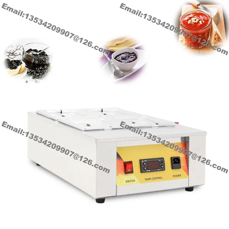 Heavy Duty 110v 220v Electric 4 Pan Bain Marie Chocolate Tempering Melter Warmer Water Heat Machine