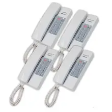 ZHUDELE Новое поступление трансляции/группового вызова, разблокировать(опционально) Многофункциональный Домашний домофон 4 двухстороннее аудио система внутренней связи