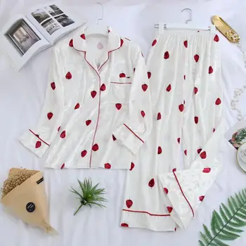 

2020 New Winter Pajamas Set Woman Warm Sleepwear Deep Gold Velvet Pajamas Sleepwear Long Sleeves Pants 2 Peices Nightwear