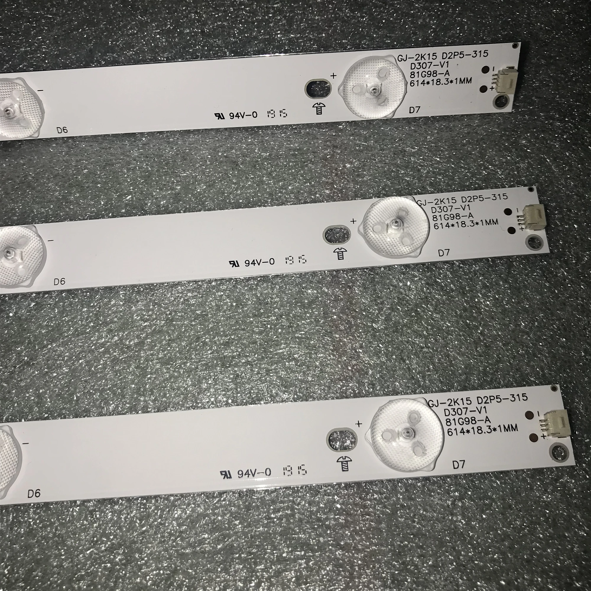 Светодиодные ленты 3 шт. в 1 LED полосы 7 светодиодов Φ для Philips 32 &quot32PHF5755/T3 TPT315B5 32PFH4200