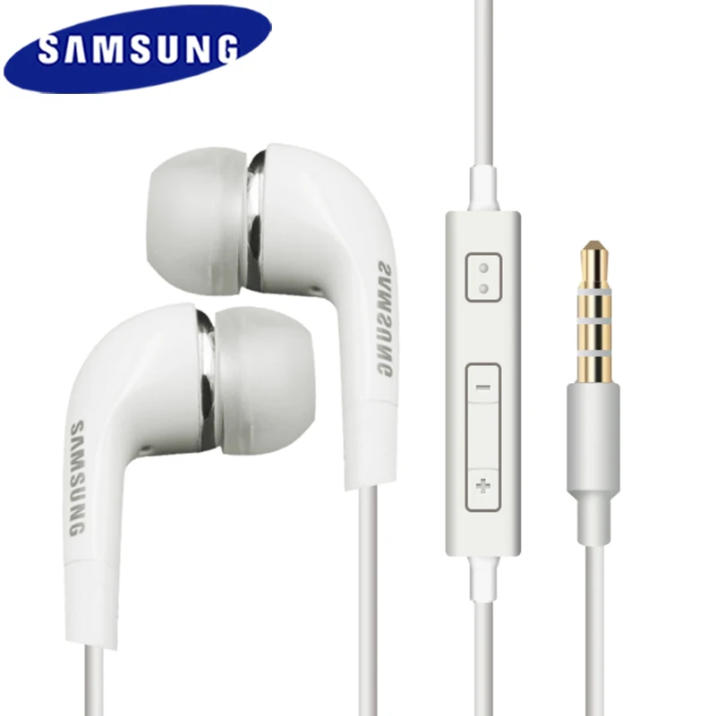 SAMSUNG EHS64 Earphone Wired 3.5mm In-ear With Microphone For Samsung Galaxy S10 S9 S8 Plus S6 S7 Edge A30S A40S A50 S A70 A8 A9 |