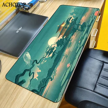 

Japanese Art OEM Custom Print Logo Mouse Pad Mat Big Gaming Playmat Large Black Customized MousePad for Laptop Computer Cat