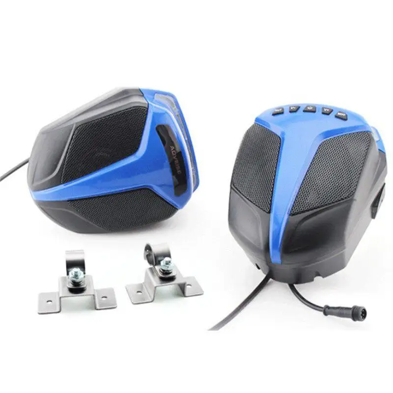 Универсальная 12 В Колонка для мотоцикла Bluetooth 4 0 очень громкая водонепроницаемый