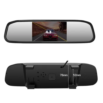

4.3" Car Night Vision Reversing Rear View Camera Reversing Video LED Display HD Rearview Mirror Monitor Auto Parking Assistance