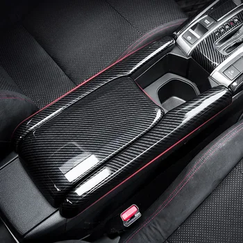 

Armrest Box Protective Covers Carbon Fiber Car Central Armrest Decorative Modification For Honda Civic 10Th 2016 2017 2018 2019