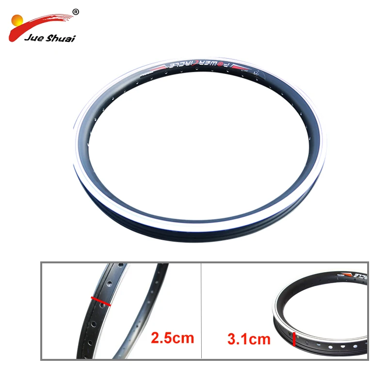 

20" 24" 26" 700C Wheel Rim Aluminum Alloy Electric Bike 36H Spokes Hole Double Layer MTB Road ebike electric Bike Bicycle Rims