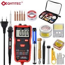 JCD – Kit de fer à souder électrique avec multimètre numérique 60W 220V, Station de soudage à température réglable, outils de réparation de soudage