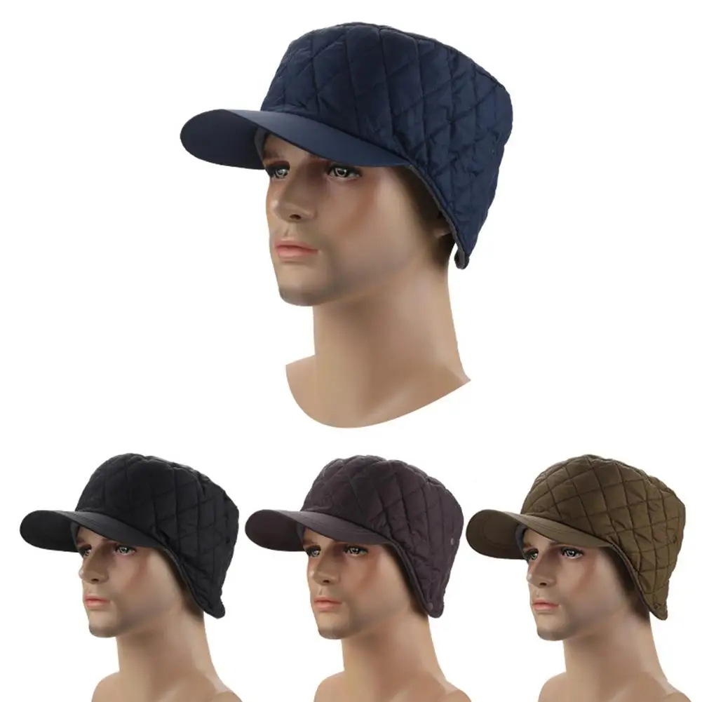 Kuulee Men/Women Fleeced Blackyak Hat Solid Color Warm Peaked Hat Cap Autumn Winter Hats High Quality Cotton Boy Cap