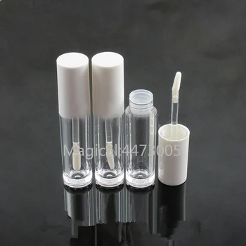 

5ml 20/30/50pcs Empty Portable Lip Gloss Tube Container Transparent Lip Balm Tubes Containers Refillable Bottles High Quality