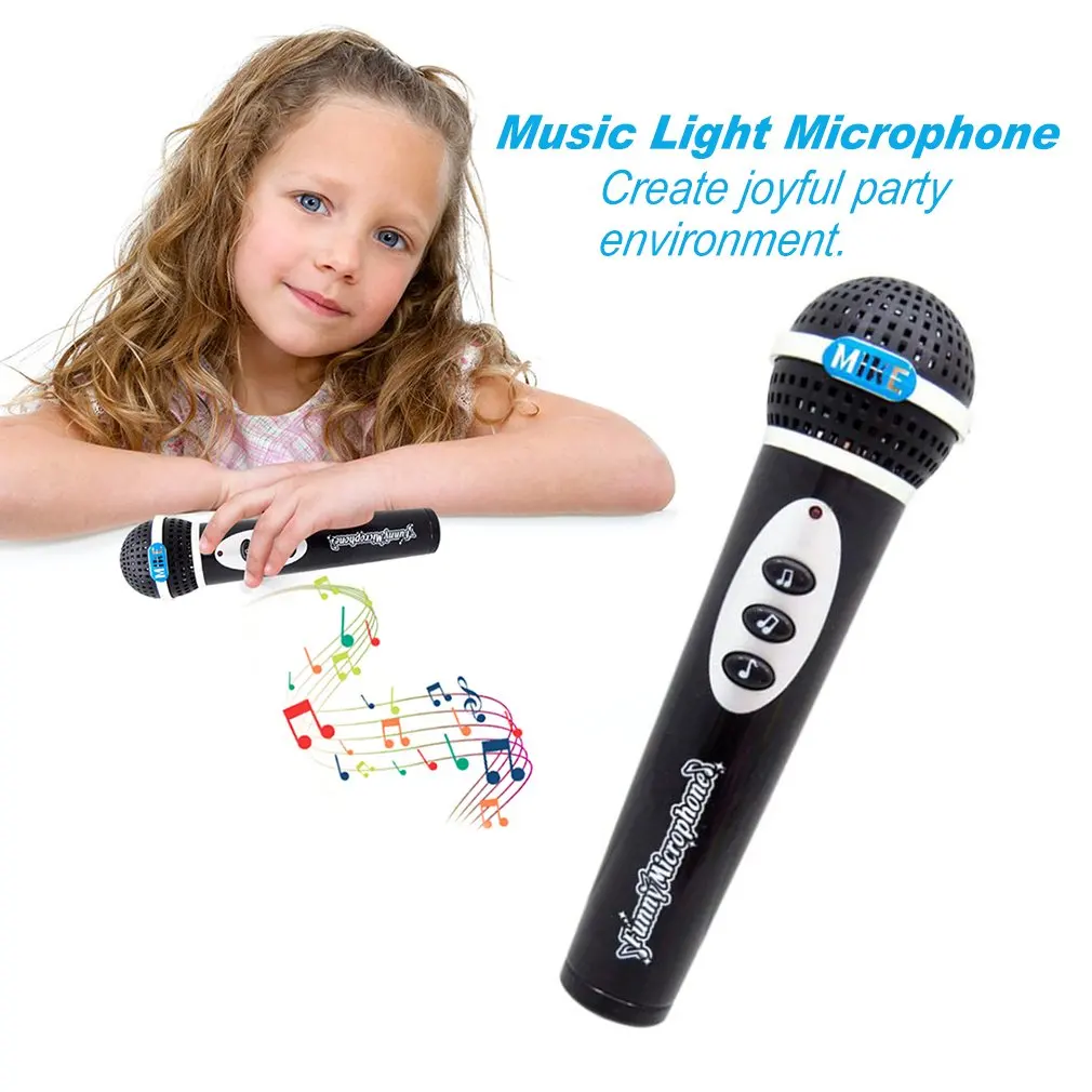 Children'S Music Light Microphone Plastic 0 Interest Development Emotion Hearing Parent-Child Communication