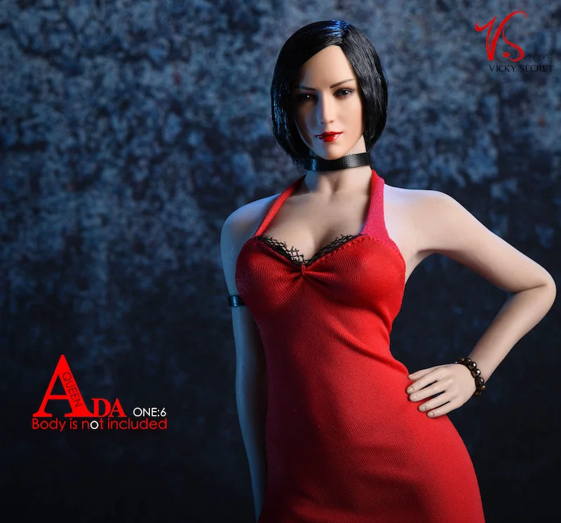 Estartek Vstoys 18XG14 ada Wong сексуальное черное/красное вечернее платье Чонсам костюм для 12 дюймов Коллекционная Фигурка DIY