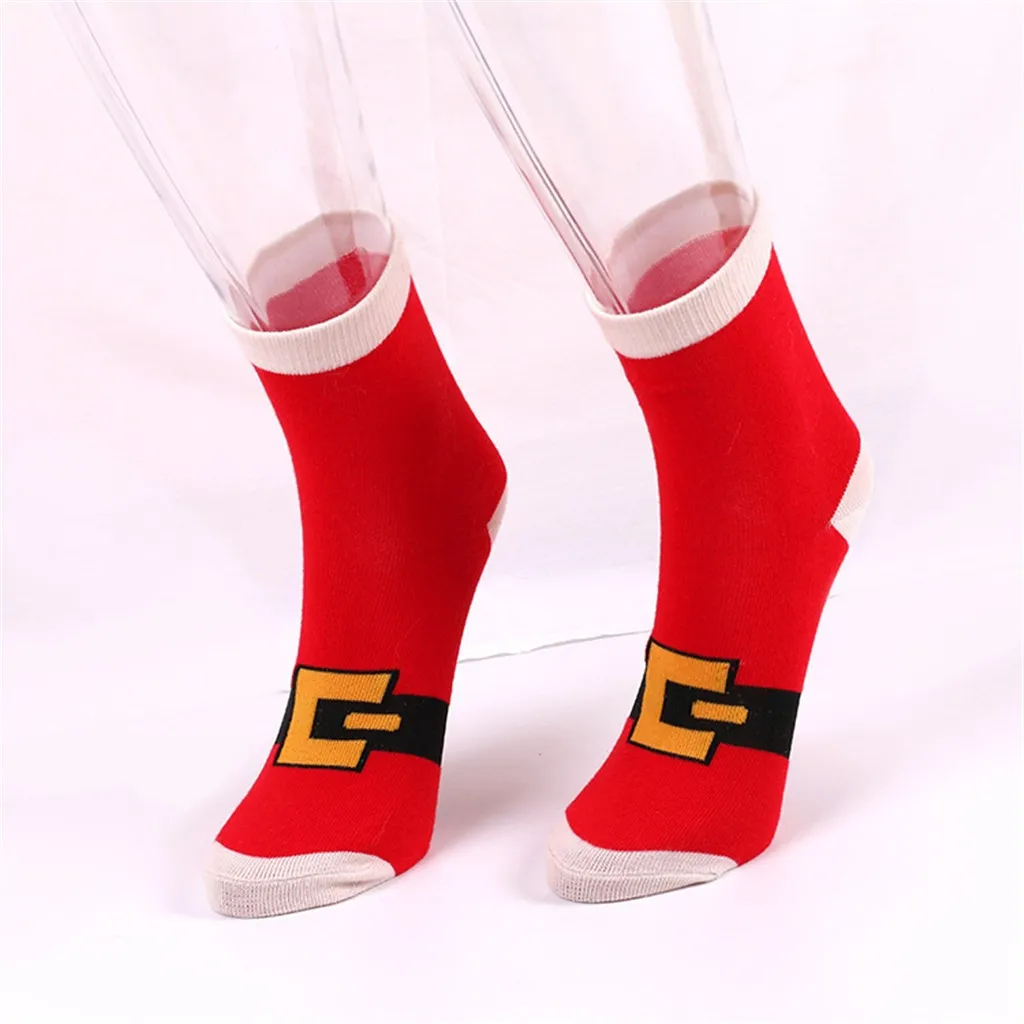 Женские пушистые рождественские носки; теплые удобные теплые носки-тапочки; мягкие теплые толстые носки; Calcetines Mujer Divertido; рождественские носки для женщин
