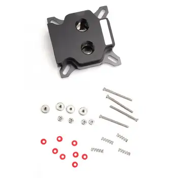 

40x40mm Water Block GPU Core Copper Baseboard Water Cooling Block Support 43mm-53mm Hole Distance