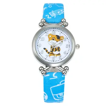 

Christmas Kids Gift Cute Little Tiger Girl's Boy's Children Watch Sport Watches Leather Strap Cartoon Watch New Fashion Watches
