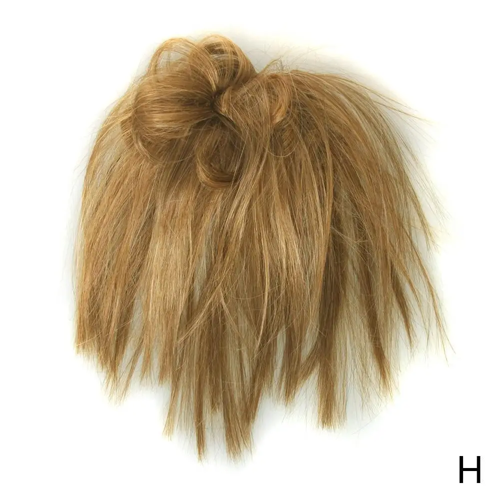 Прямой эластичный ленточный грязный шиньон Бун шиньон для создания прически синтетический шиньон для наращивания волос для женщин - Цвет: H