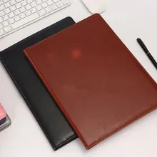 

PU Leather File Folder Notebook with Calculator Office Business Document Organizer Briefcase Padfolio Manager Storage Bag Custom