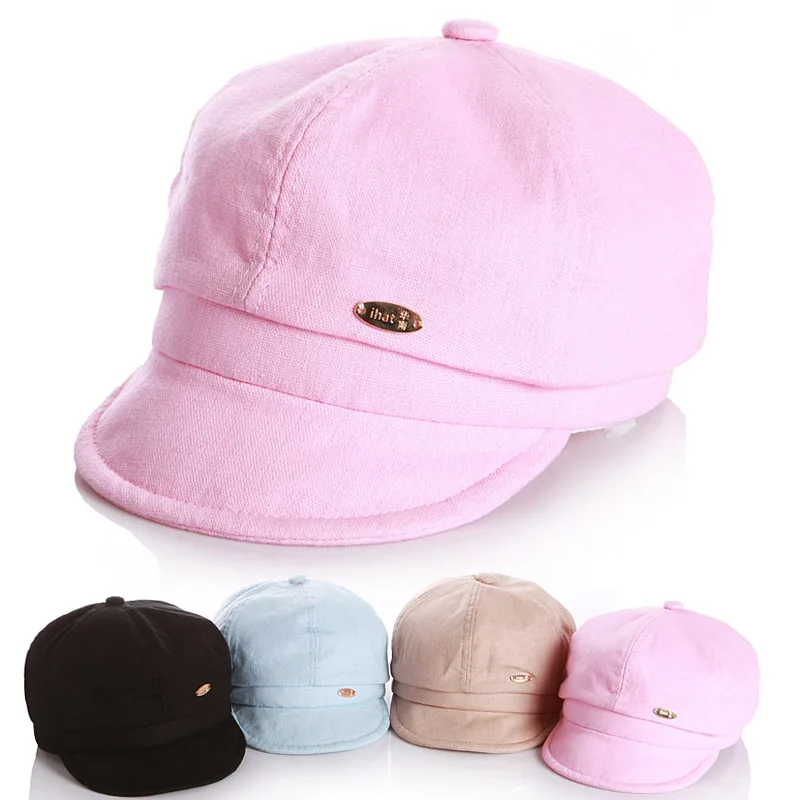 Winter Kids Hat For Girl And Boy Children Beret Caps Octagonal Clothes For Newborn Photography