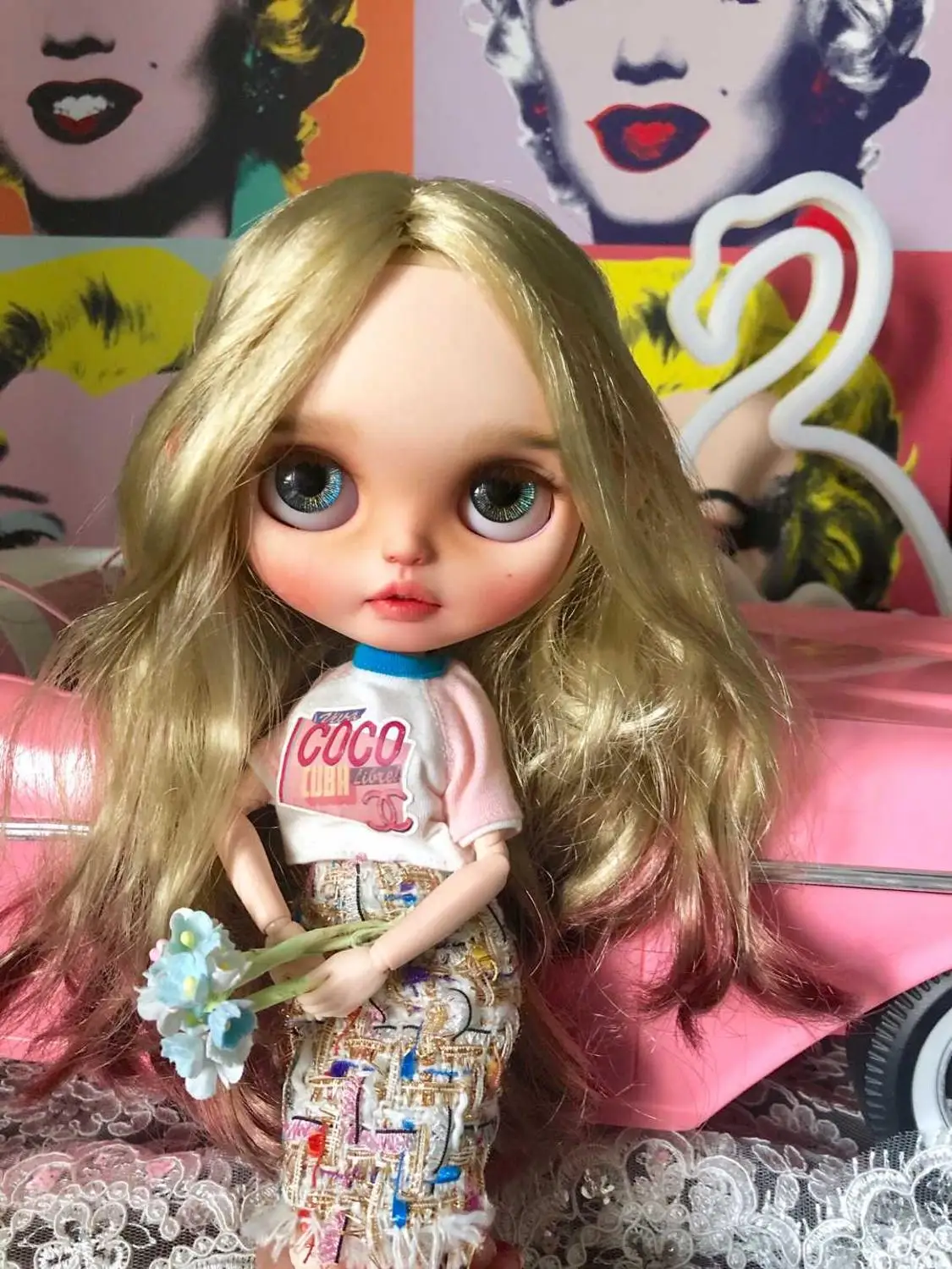 Новая, кукла Обнаженная на заказ, кукла сделай сам, шарнирная кукла для девочек - Цвет: Doll 4