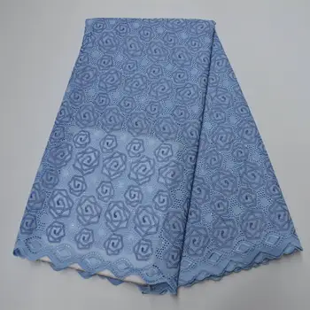 

Latest Design African Dry Lace Fabrics High Quality Cotton Lace Fabric Pure White Stones Swiss Voile Lace In Switzerland