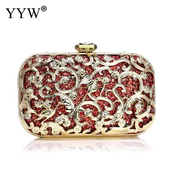 

Women Evening Clutch Bag Female Crystal Day Clutch Wedding Purse Party Banquet Glitter Chain Shoulder Bag Diamond Sequin Clutch