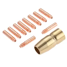 000 068 Contact Tips MIG Gas Nozzle Flush Tip 169-715 Fit for Miller M10 M15