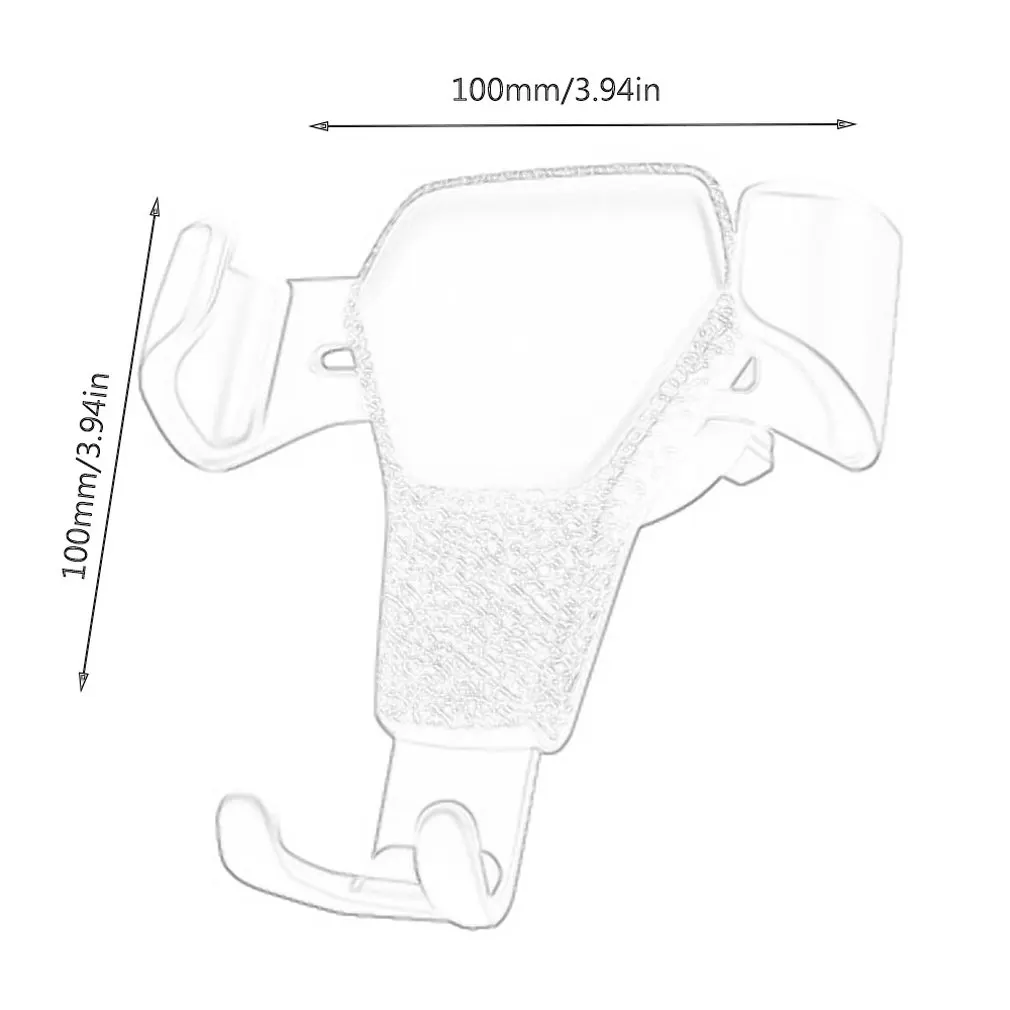Универсальный гравитационный Автомобильный держатель для телефона в автомобиле с креплением на вентиляционное отверстие без магнитного держателя для мобильного телефона, подставка для сотового телефона