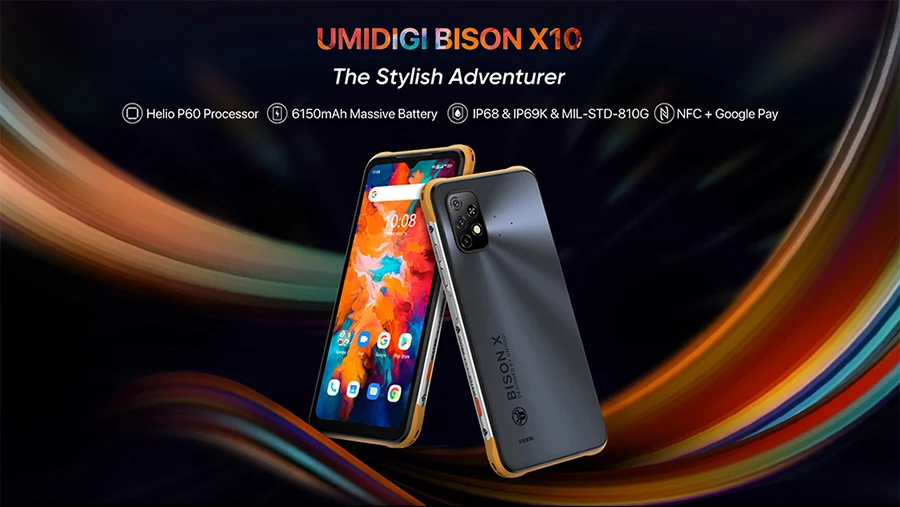 poco top phone UMIDIGI BISON X10 Global Version Smartphone IP68 & IP69K 4GB 64GB Helio P60 Octa Core 6.53" HD+ 20MP Triple Camera 6150mAh poco top phone