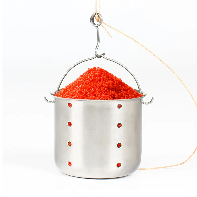 

Stainless Steel Play Nest Device Fishing Sink Sprinkle Tableware Fishing Gear Bait Scyphate Play Nest Device Traditional Fishing