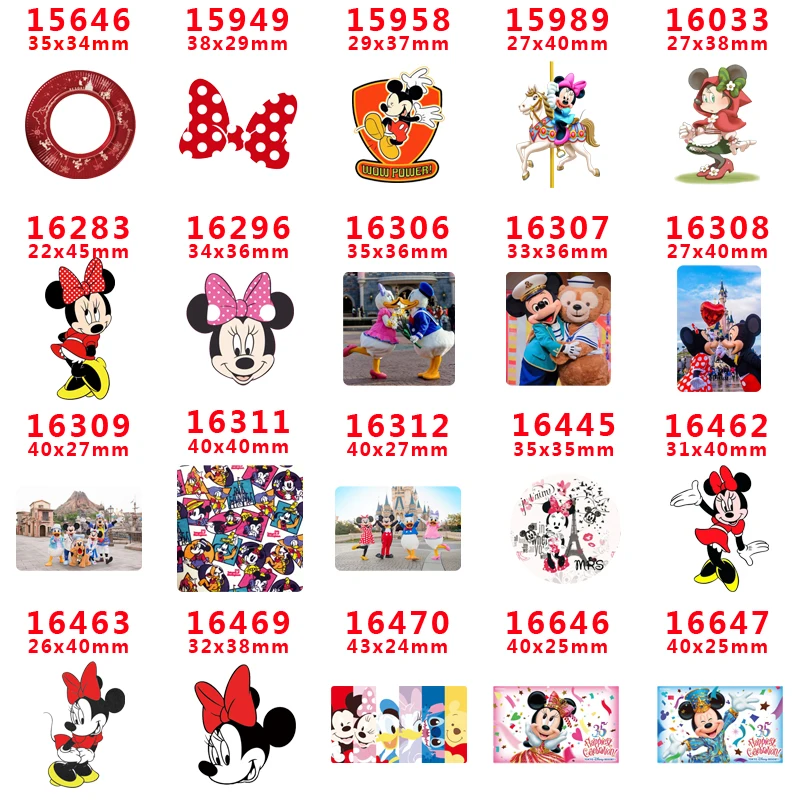 

Free shipping 30 pcs planar resin mickey resin pr15646