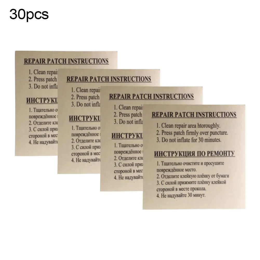 

30PCS Quick Patch For Swimming Inflatable Pool Lifebuoy Swim Ring Patch Adhesive Glue Repair Kit