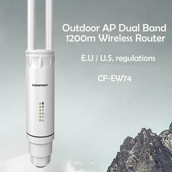 

Wavlink AC600 High Power Outdoor WIFI Router/Access Point/CPE/WISP Wireless wifi Dual Dand 2.4/5Ghz 12dBi Antenna