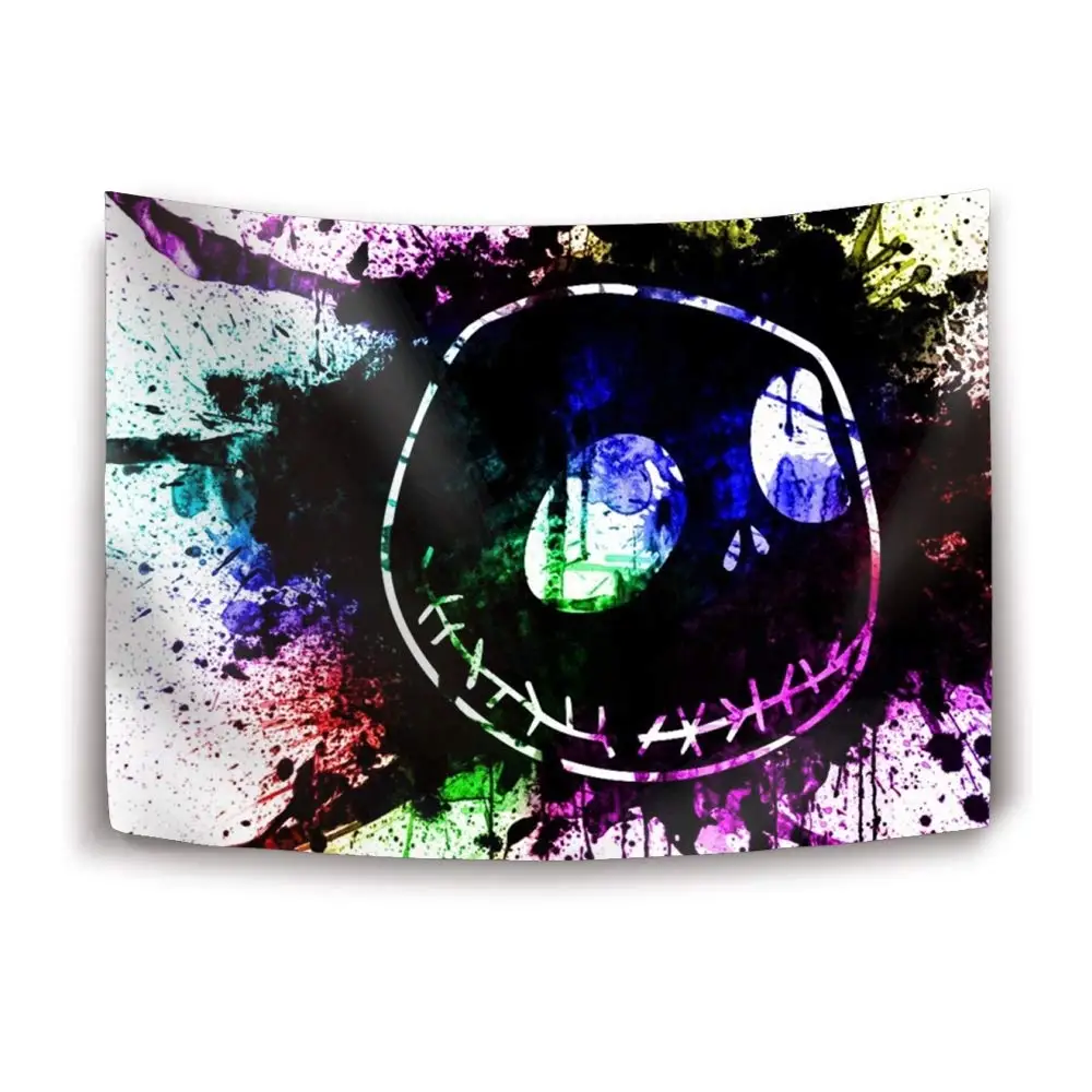 Кошмар до Рождества гобелен из полиэстера ткань для спальни гостиной