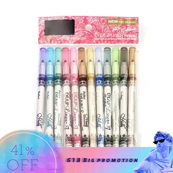 

12 Pcs Professional Cosmetic Makeup Eyeliner Eye / Pencil Glitter Set Lip Liner U4B2