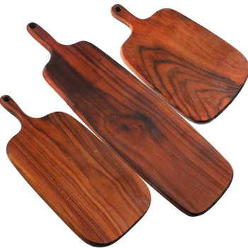 

1 Pcs Black walnut wood cutting board kitchen chopping board 3 size pizza disks real wood without glue stock plate